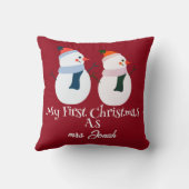 Mijn eerste kerst als meneer en mevrouw pasgetrouw kussen (Achterkant)