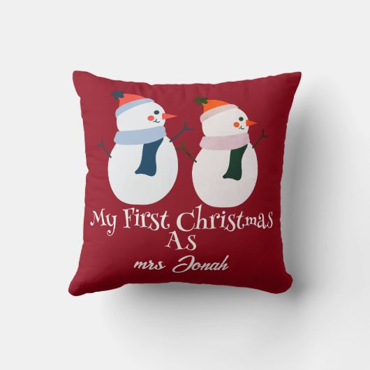 Mijn eerste kerst als meneer en mevrouw pasgetrouw kussen (Achterkant)