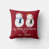 Mijn eerste kerst als meneer en mevrouw pasgetrouw kussen (Voorkant)