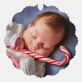 Mijn eerste kerst als oma ornament kaart (Voorkant)