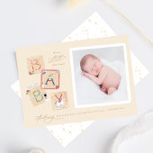 Mijn eerste kerst Baby aankondiging vakantie Kaart