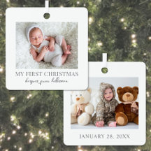 Mijn eerste kerst baby foto