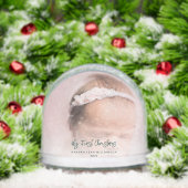 Mijn eerste kerst Baby foto oma Keepsake Sneeuwbol (Kerstmis)