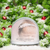 Mijn eerste kerst Baby foto's op maat Sneeuwbol (Kerstmis)