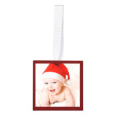 Mijn eerste Kerst Baby Geboortestatistieken Foto R Decoratie (Voorkant)