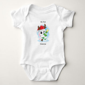 Mijn eerste kerst Baby groeien pasgeboren kerst Romper
