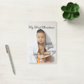 Mijn eerste kerst baby naam datum jaar foto's post-it® notes (Kantoor)