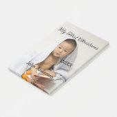 Mijn eerste kerst baby naam datum jaar foto's post-it® notes (Schuin)