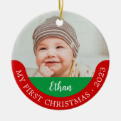 Mijn eerste kerst Baby Ornament (Voorkant)
