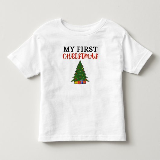 Mijn Eerste Kerst Baby T-Shirt (Voorkant)