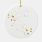 Mijn eerste kerst baby's aandenken foto keramisch ornament (Achterkant)