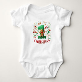 Mijn eerste kerst bodysuit