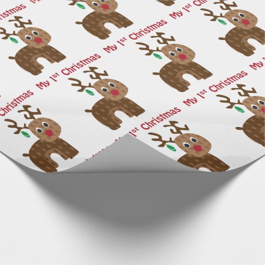 Mijn eerste kerst cadeaupapier (Hoek)