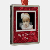 Mijn eerste Kerst Custom Photo Lijst Ornament (Rechts)