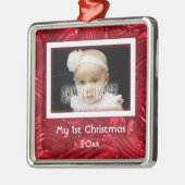 Mijn eerste Kerst Custom Photo Lijst Ornament (Links)