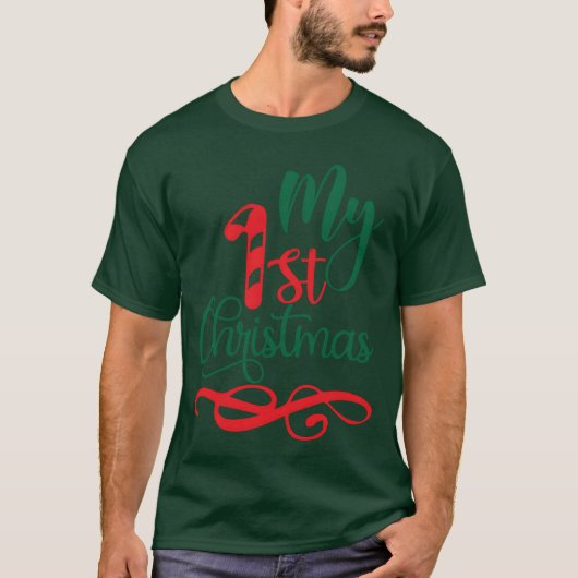 Mijn eerste kerst grappig t-shirt (Voorkant)