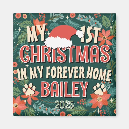 Mijn eerste kerst in mijn immer thuis gewaagde kra magneet (Voorkant)