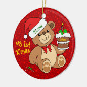 Mijn eerste kerst keramisch ornament (Links)