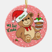 Mijn eerste kerst keramisch ornament (Voorkant)