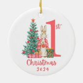 Mijn eerste kerst keramisch ornament (Achterkant)