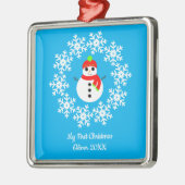 "Mijn eerste kerst" keramische decoratie (Links)