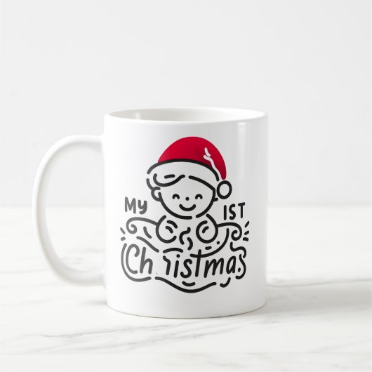 Mijn eerste kerst koffiemok (Links)
