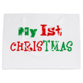 mijn eerste kerst large cadeautasje (Voorkant)