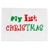 mijn eerste kerst large cadeautasje (Achterkant)