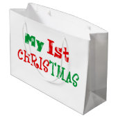 mijn eerste kerst large cadeautasje (Achterkant Gekanteld)