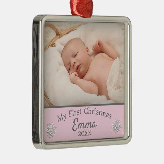 Mijn eerste kerst metalen ornament (Rechts)