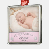 Mijn eerste kerst metalen ornament (Links)