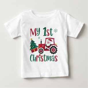 Mijn eerste kerst Mooie Kerstman Tractor Boerderij