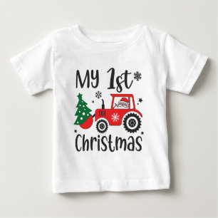 Mijn eerste kerst Mooie Kerstman Tractor Boerderij