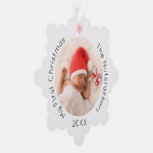 Mijn eerste kerst notenkraker ornament kaart (Rechts)