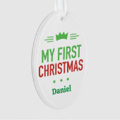 Mijn Eerste Kerst Ornament (voorkant)