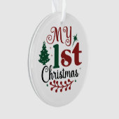 Mijn eerste kerst ornament (voorkant)