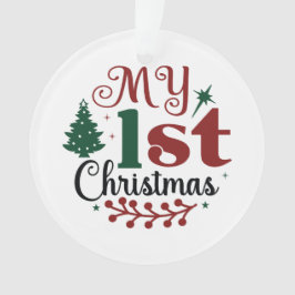 Mijn eerste kerst ornament