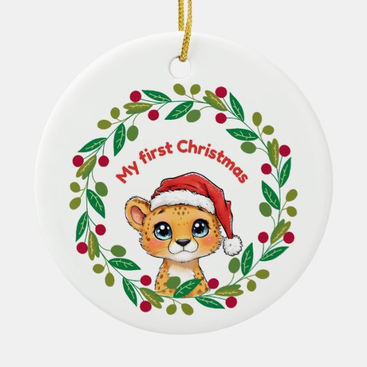 Mijn eerste kerst Ornament (Voorkant)