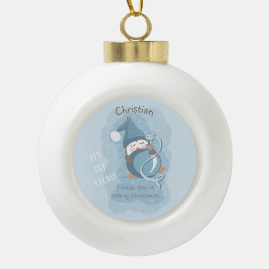 Mijn eerste kerst Ornament (Voorkant)
