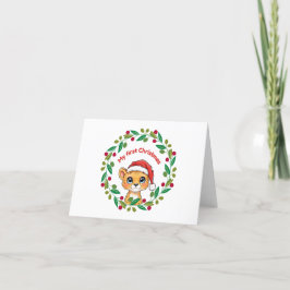 Mijn eerste kerst Ornament Bedankkaart