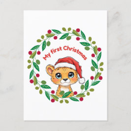Mijn eerste kerst Ornament Briefkaart