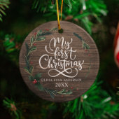 Mijn eerste kerst Ornament met geboortedatum