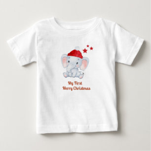 Mijn eerste kerst pasgeboren baby's - Santa olifan