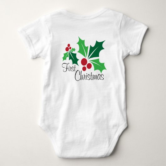 Mijn eerste kerst romper (Achterkant)