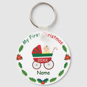 Mijn eerste kerst sleutelhanger