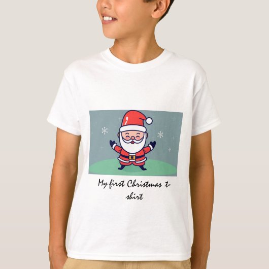Mijn eerste kerst t shirten t-shirt (Voorkant)