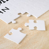 Mijn eerste kerst toevoegen naam mannelijke mannen legpuzzel (Zijkant)