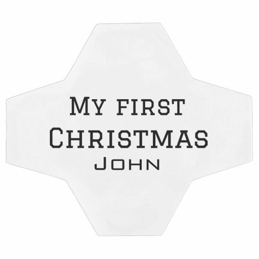 Mijn eerste kerst toevoegen naam mannelijke mannen voetbal (Enkel)