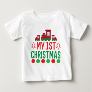 Mijn Eerste Kerst Typografie Lieve Trein