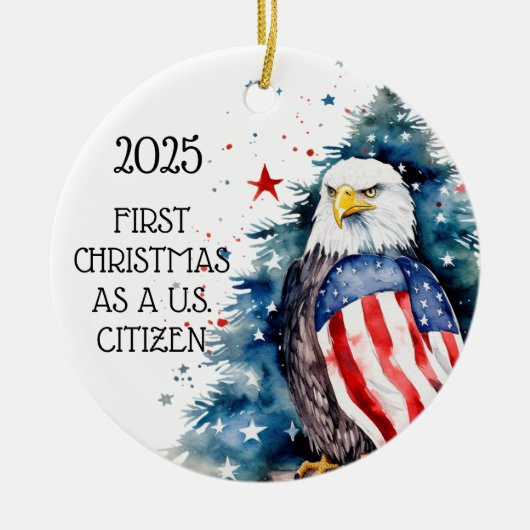 Mijn eerste kerst US Citizen Ornament Eagle (Voorkant)